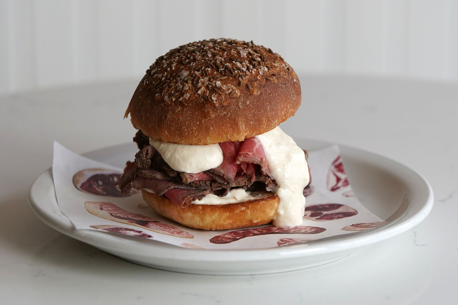 Beef on weck at Café Bar Moriarty